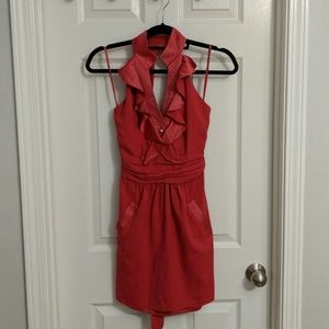 BCBGeneration coral halter dress